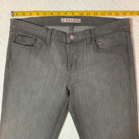 J Brand Pencil Leg Denim Jeans, Gray, Size 30 - Picture 11 of 16